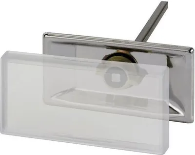 Produktbild von FL Anschweiß-Schilderhalter Edst., Kunststoff f. Schilder 100 x 50mm