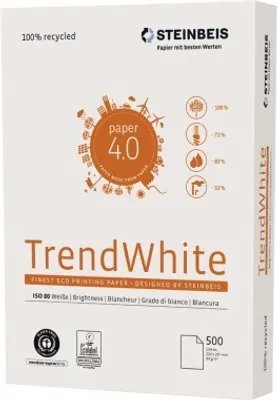 Produktbild von Steinbeis - Kopierpapier NO2 A4 80GR White | Packung mit 500 Blättern