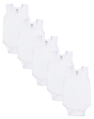 Produktbild von TupTam Baby Jungen Achselbody in Unifarben 5er Pack, Farbe: Farbenmix 4, Größe: 122