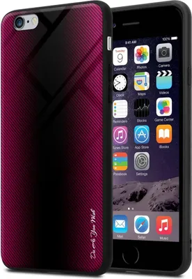 Immagine prodotto di Cadorabo Custodia per Apple iPhone 6 PLUS / 6S PLUS Custodia protettiva in rosa Custodia per telefono cellulare Custodia in TPU Custodia Cover Custodia in vetro temperato