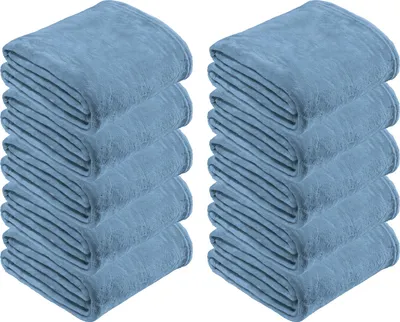 Produktbild von REDBEST Wohndecke 10er-Pack Amarillo" hellblau 130x180 cm"