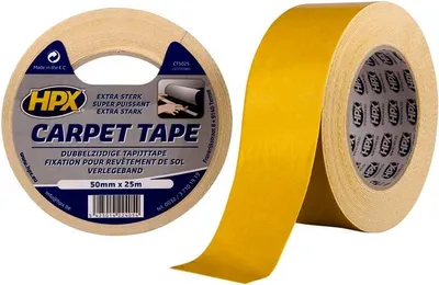 Imagen del producto de Cinta adhesiva de doble cara para alfombras - 50 mm x 25 m
