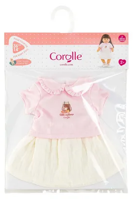 Produktbild von Corolle Puppenoutfit T-Shirt und Kleid Kleine Entdecker 36cm - Puppenkleidung