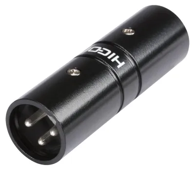 Image de Adaptateur HICON | XLR 3 pôles mâle droit, noir