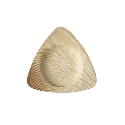 Obrázek produktu pro 25 talířů, čistý palmový list, třístranný 15 cm x 15 cm x 2 cm