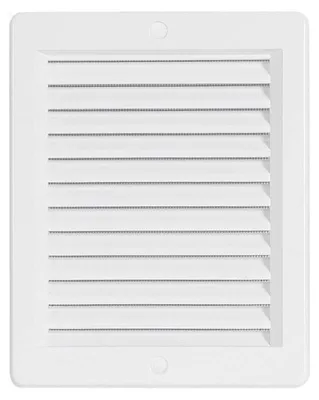 Obrázok produktu pre Vetracia mriežka HACO VM B s rámčekom a sieťovinou 150x200 mm plastová biela