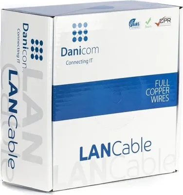 Produktbild von DANICOM CAT6A U/UTP 100m Flexibel - PVC (Fca)