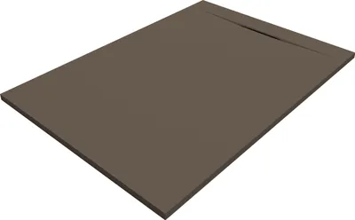 Produktbild von SANYCCES SIENA Rechteckige Duschwanne SanyDur Gel Coat 100 x70 cm, cocoa