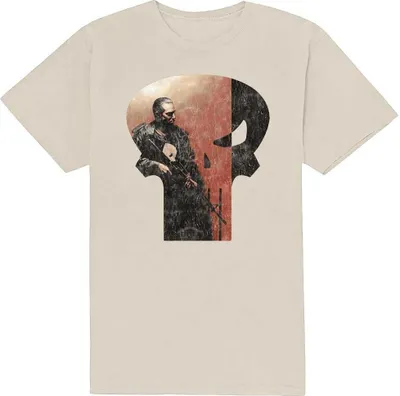Immagine prodotto di The Punisher - Maglietta da uomo/donna Unisex RO3757 (XXL) (Naturale)