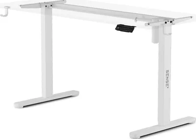 Produktbild von SENSE7 Nojo Elektrisches Tischgestell Weiß Höhenverstellbar Schreibtisch Rahmen Elektrisch Schreibtischgestell Memory Funktion Anti-Kollisions-System