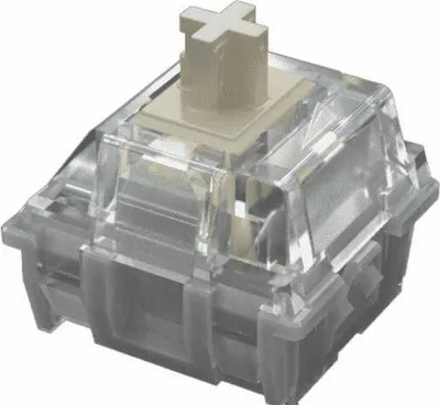 Produktbild von Mountain Tastaturschalter Grau Linear 45 Speed (durchsichtig, Packung mit 90 Stck) (MG-EVAC-SWITCHPACK90-MTN-)