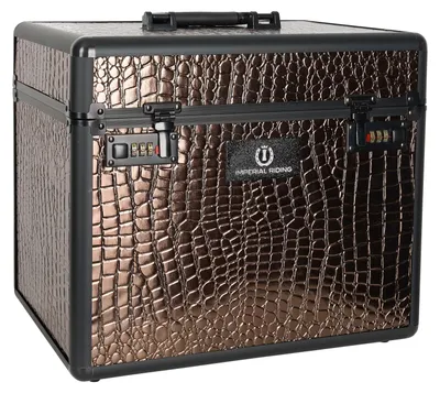 Immagine prodotto di Imperial Riding Putzbox IRHShiny Putzkiste Brown.-Brown Croco