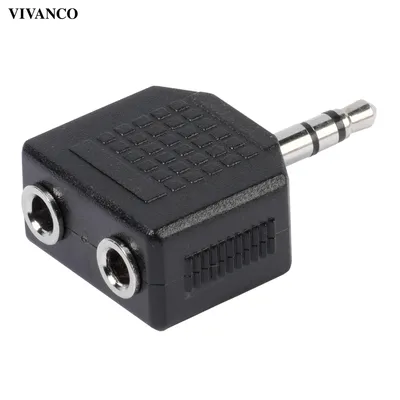 Produktbild von ViVanco™CA A 1 C, 3.5mm, 2x 3.5mm, Schwarz