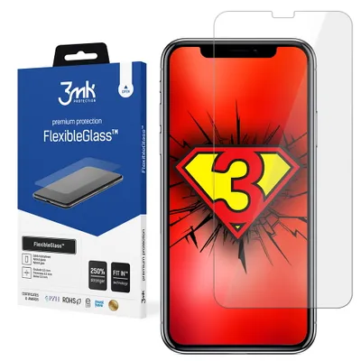 Produktbild von 3mk Display Hybridglas FlexibleGlass für Apple iPhone X 0,3mm 7H