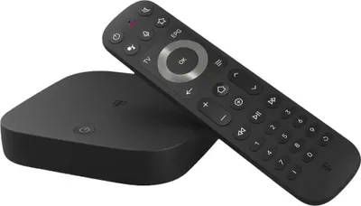 Immagine prodotto di Telekom MagentaTV One (2. Gen.), Android, TV 12, Amazon Prime Video, Apple TV, DAZN, Disney+, Netflix, YouTube, AVC, HEVC, VC-1, VP8, VP9, 802.11a, 802.11b, Wi-Fi 4 (802.11n), Wi-Fi 5 (802.11ac), Wi-Fi 6 (802.11ax), 866 Mbit/s