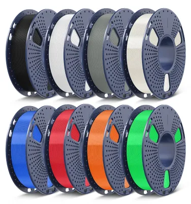 PETG-Filament-Bundle 1,75 mm, 8 Farben, 0,25 kg/Spule