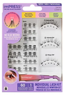 Produktbild von imPRESS Einzelwimpern-Set 01