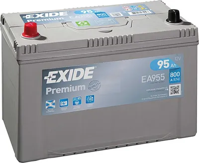 Image de Batterie de démarrage Exide 12V 95Ah 800A (En)