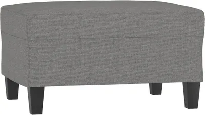 Produktbild von vidaXL Fußhocker Dunkelgrau 70x55x41 cm Stoff