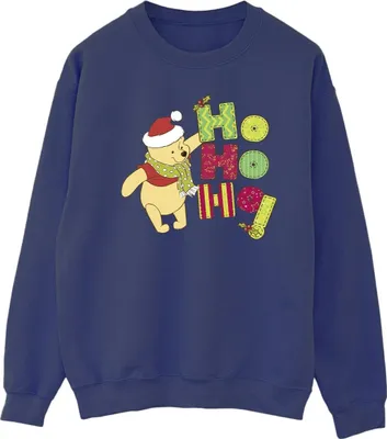 Produktbild von Disney - "Ho Ho Ho" Sweatshirt für Herren BI50881 (XL) (Marineblau)