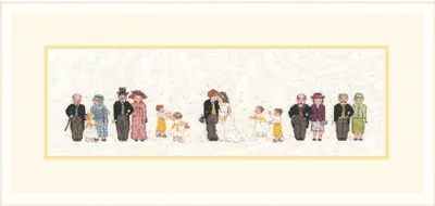 Obrázok produktu pre Vyšívacia súprava Le Bonheur des Dames Petit Point "Kompletná svadobná