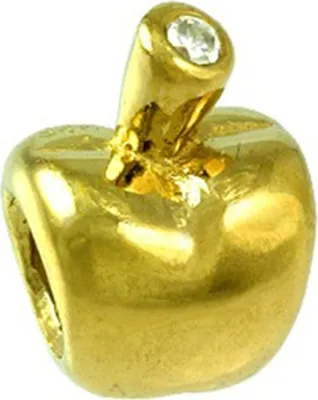 Image de Carlo Biagi Apple Bead Argent perles européennes BGPSCZ03