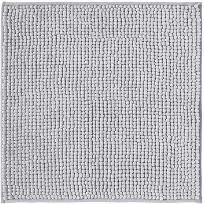 Obrázek produktu pro Měkká protiskluzová koupelnová rohožka Unyqoos® z chenille do sprchy a vany, šedá, 45 x 45 cm