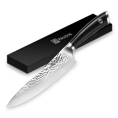 Produktbild von PAUDIN HP1 Kochmesser – 20 cm – Profi-Küchenmesser japanischer Art – Gehämmert – Extrem scharf