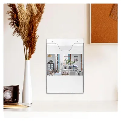 Produktbild von Wandorganizer aus transparentem Acryl für A4-Dokumente