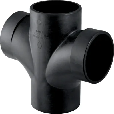 Obrázek produktu pro Geberit GE Silent-db20, odbočka, dvojitá, 88,5/180°, DN 110/110 mm, 1 ks.