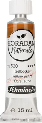 Produktbild von Schmincke Horadam Naturals - Gelbocker - 15ml vegane Wasserfarbe 26 620 006