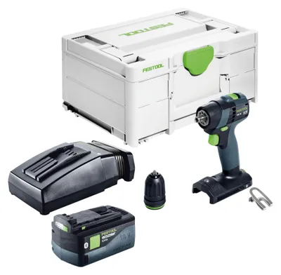 Produktbild von Festool TXS 18-Basic Akku Bohrschrauber 18 V 40 Nm Brushless + 1x Akku 5,0 Ah + Ladegerät + Systainer