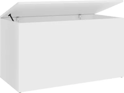 Obrázek produktu pro Úložná truhla bílá 84 x 42 x 46 cm kompozitní dřevo