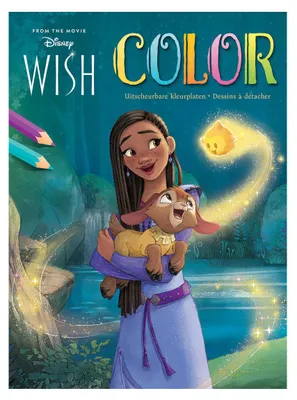 Image de Bloc à colorier Disney Color Wish