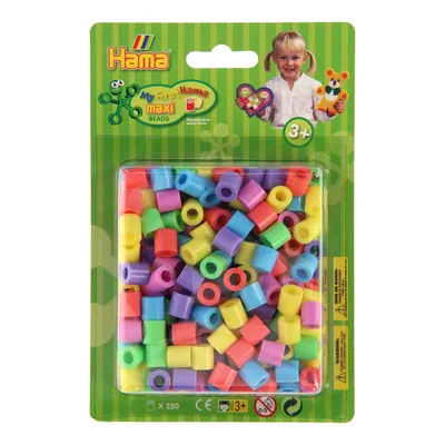 Image de Hama Maxi perles de fer Pastel Mix (50), 250pcs.