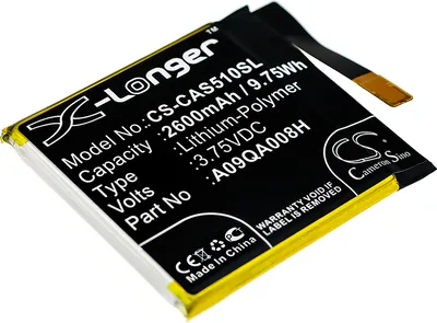Obrázek produktu pro TECHTEK Baterie kompatibilní s [CAT] S50c, pro [CATERPILLAR] S50c nahrazuje 023.B0008.0061, pro A09QA008H