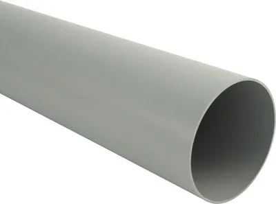 Produktbild von Marley Fallrohr Kunststoff rund Fenstergrau RAL 7040 Ø 75 mm L = 2000 mm