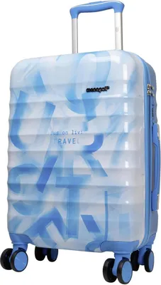 Produktbild von Hartschalen Trolley Koffer - Revona Blau mit Weiß Gr. M