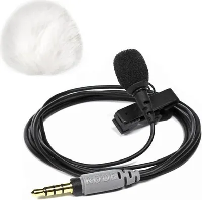 Produktbild von Rode SmartLav Lavalier Mikrofon mit Windschutz Weiss