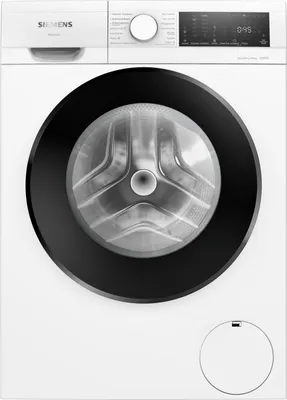 Produktbild von Siemens iQ300 WN44A141, Frontlader, Freistehend, Weiß, Links, Schwarz, Drehregler, Berührung, Tasten
