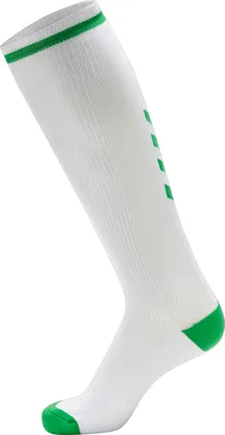 Produktbild von Hummel Elite Indoor Sock High, White/Jelly Bean, 27-30