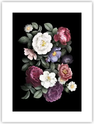 Produktbild von Poster - Poster ohne Rahmen - Blumen Blumenstrauß Komposition - 30x40 cm - Wand Bild - Wanddeko - Wandbilder - Kunstposter - Wandposter - Bilder - Kunstdruck - Wanddekoration - P2XPA30x40-5032