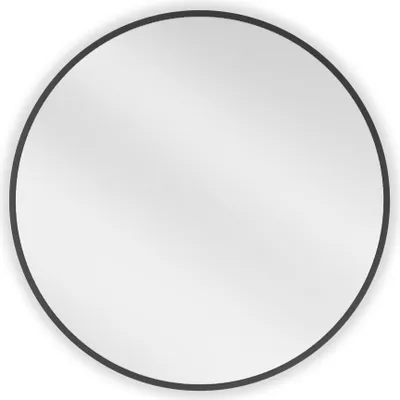 Obrázok produktu pre Mexen Loft okrúhle kúpeľňové zrkadlo 65 cm, čierny rám - 9850-065-065-000-70