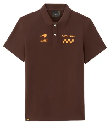 Produktbild von Celio Herren Polohemd McLaren Formula 1 Team Schriftzug lockerer Schnitt Größe L