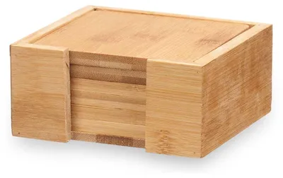 Produktbild von KINVARA | Untersetzern - Glasuntersetzer - 12 x 12 cm - 6er Set - Tassenuntersetzer - Box