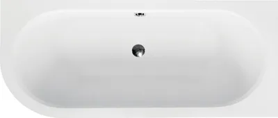 Produktbild von Eckbadewanne Badewanne Avita RECHTS 180X80 mit Füßen und Ablaufgarnitur ( ohne Schürze)