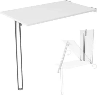 Produktbild von Famanu Wandtisch Klappbar - Weiß