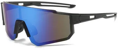 Zdjęcie produktu dla Okulary przeciwsłoneczne dla rowerzystów i narciarzy, z filtrem UV400, wodoodporne okulary sportowe, okulary sportowe dla mężczyzn i kobiet do uprawiania sportów na świeżym powietrzu, jazdy na rowerze, jazdy na motocyklu i wędrówek