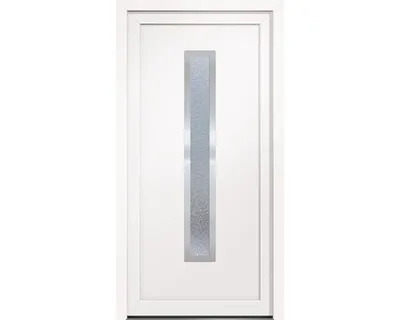 Produktbild von Mehrzwecktür Kunststoff Alabama II weiß 2000 x 1000 mm links