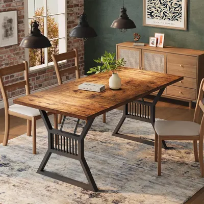 Produktbild von Esstisch, Küchentisch, 180 x 74.5 x 75 cm, Esszimmertisch für 4-6 Personen